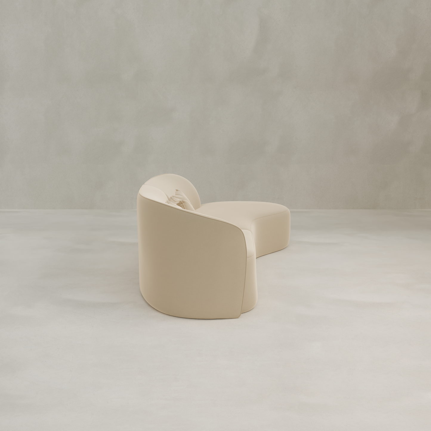 Marlow Curved Modular Cream Sofa