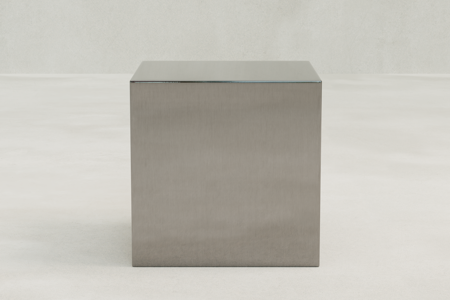 Forge Steel Cube Plinth