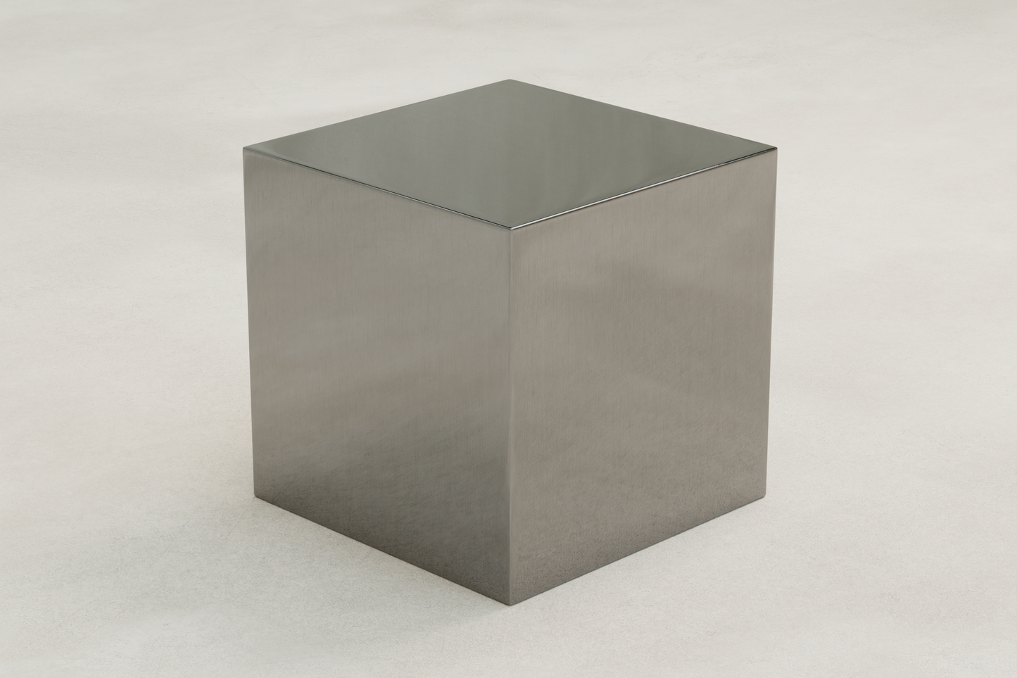 Forge Steel Cube Plinth