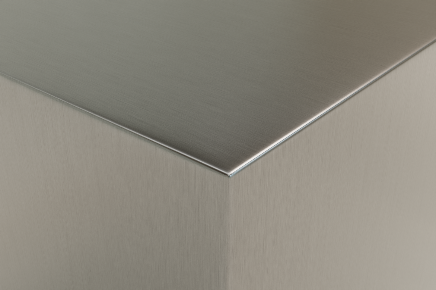 Forge Steel Cube Plinth