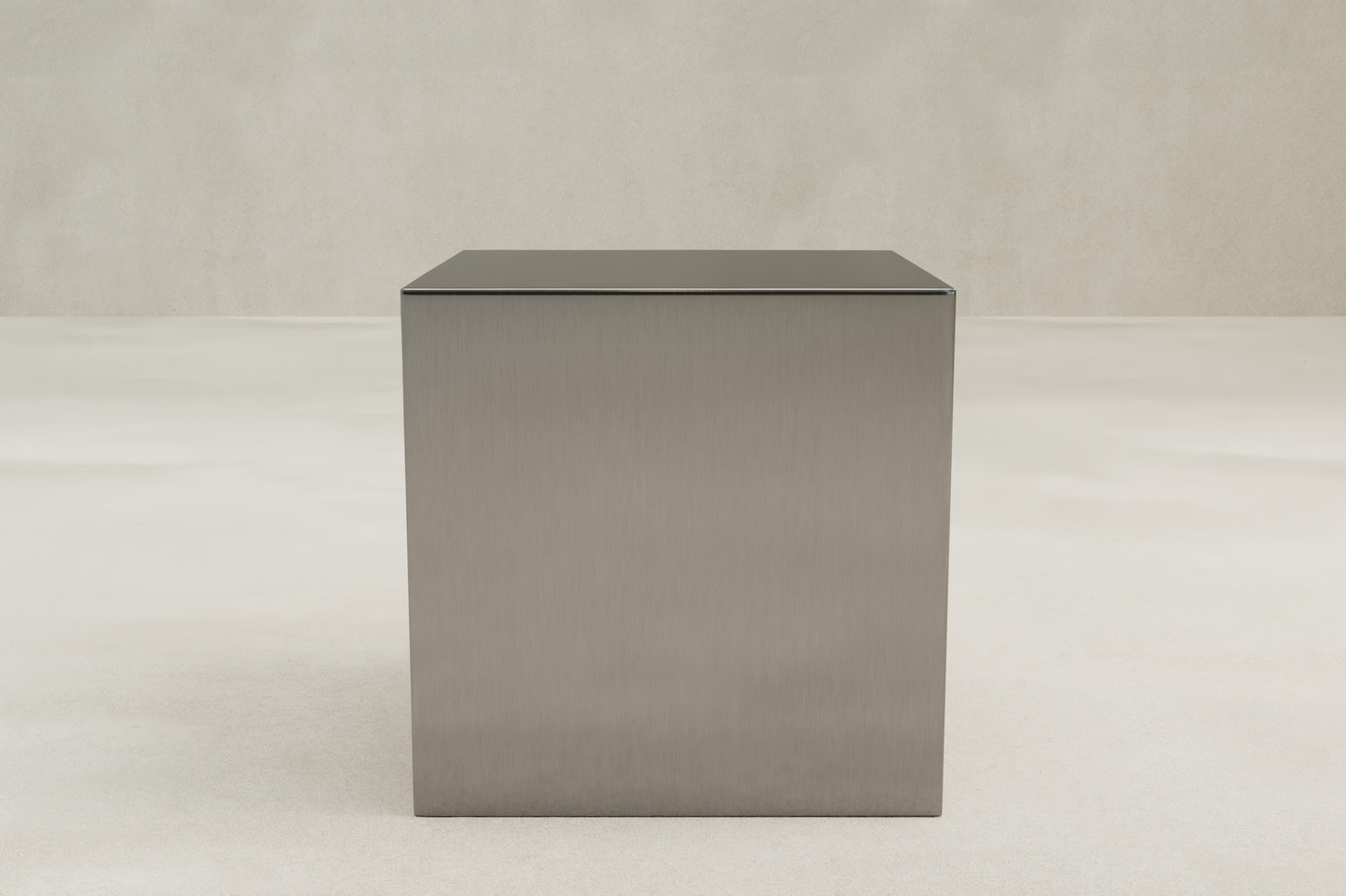 Forge Steel Cube Plinth
