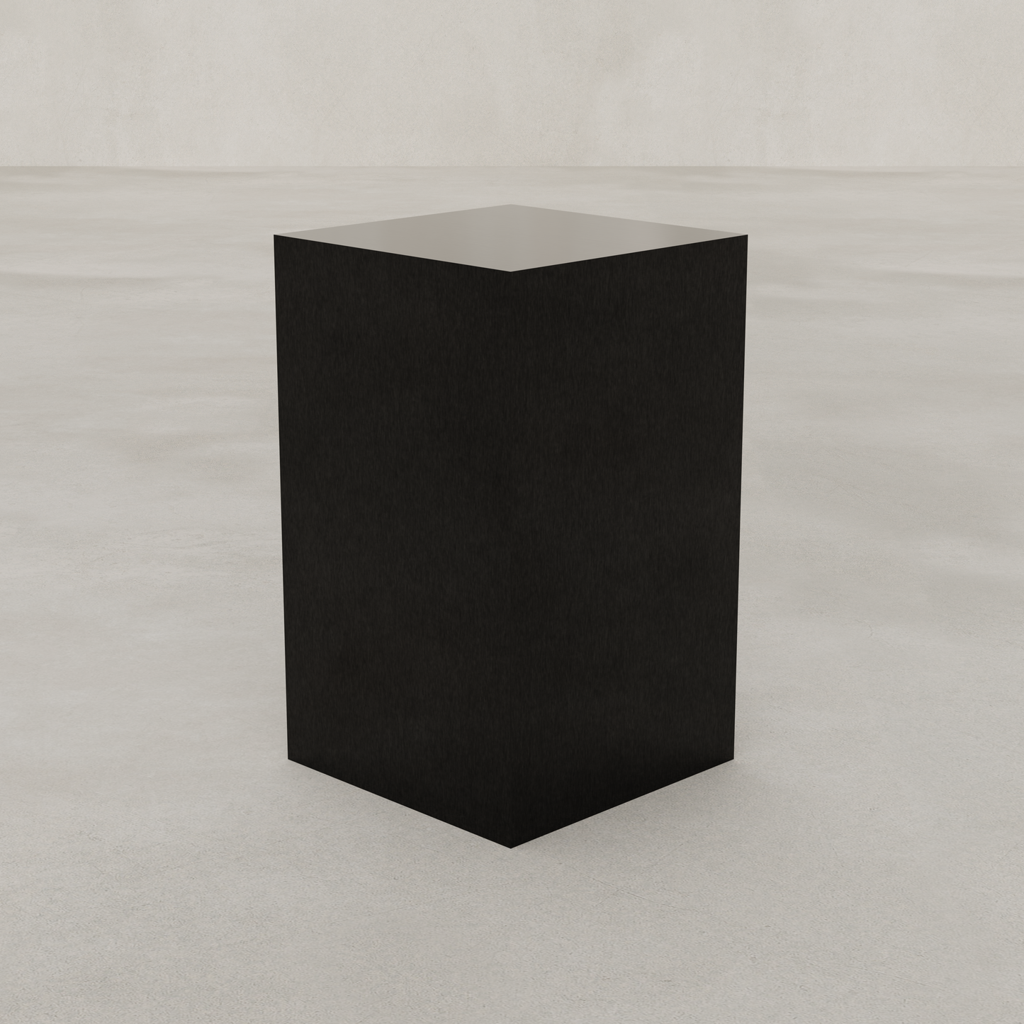 Forge Steel Tall Plinth - Black