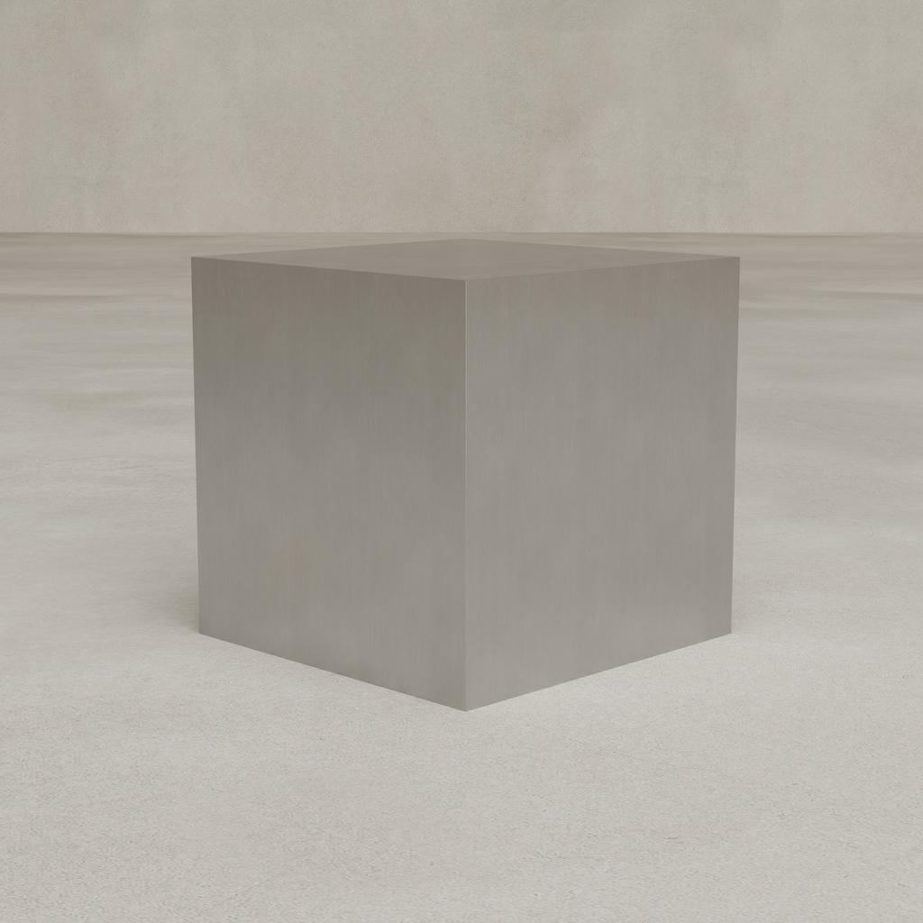 Forge Steel Cube Plinth