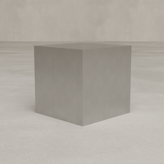 Forge Steel Cube Plinth