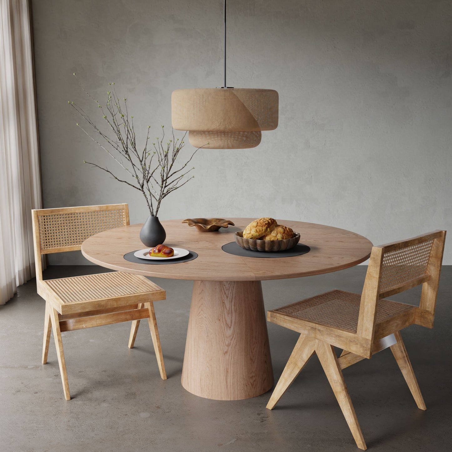 Harlow + 2 Rivini Dining Set