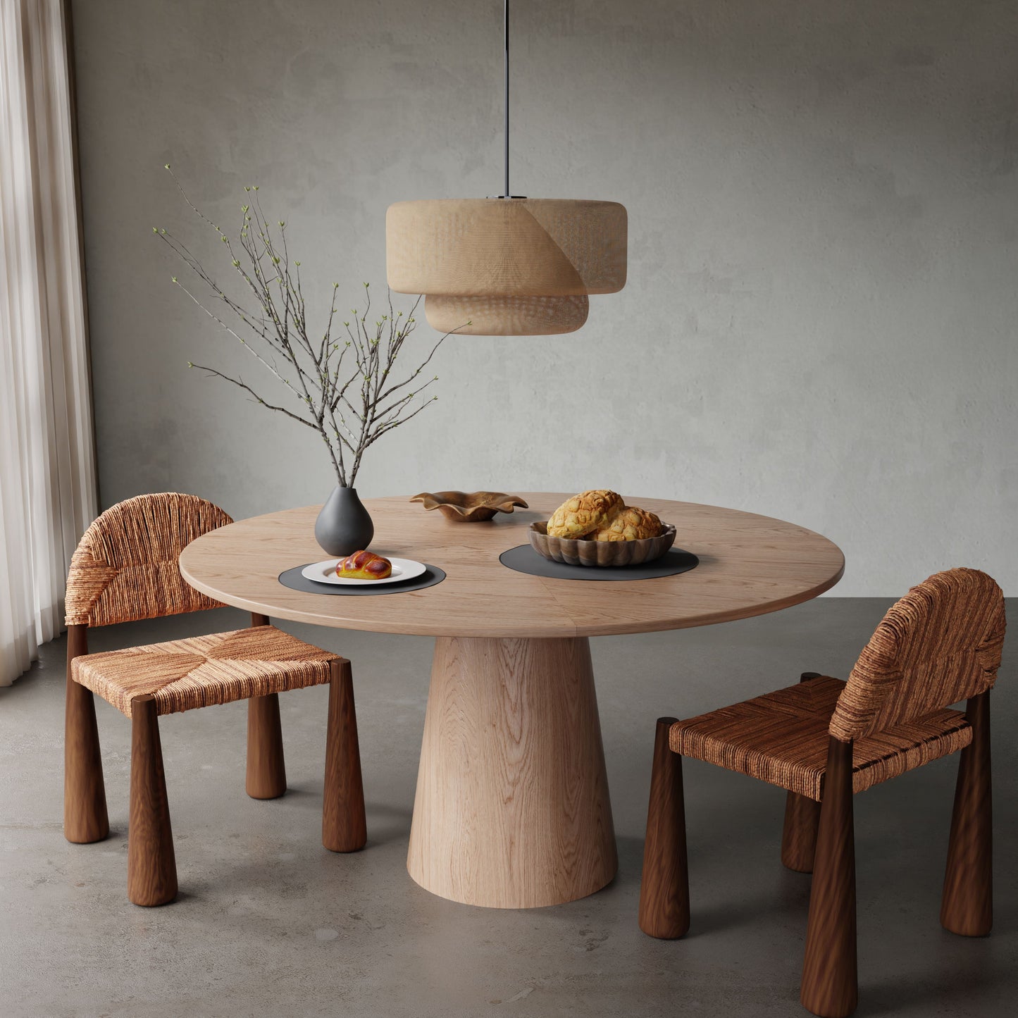 Harlow + 2 Bardo Dining Set