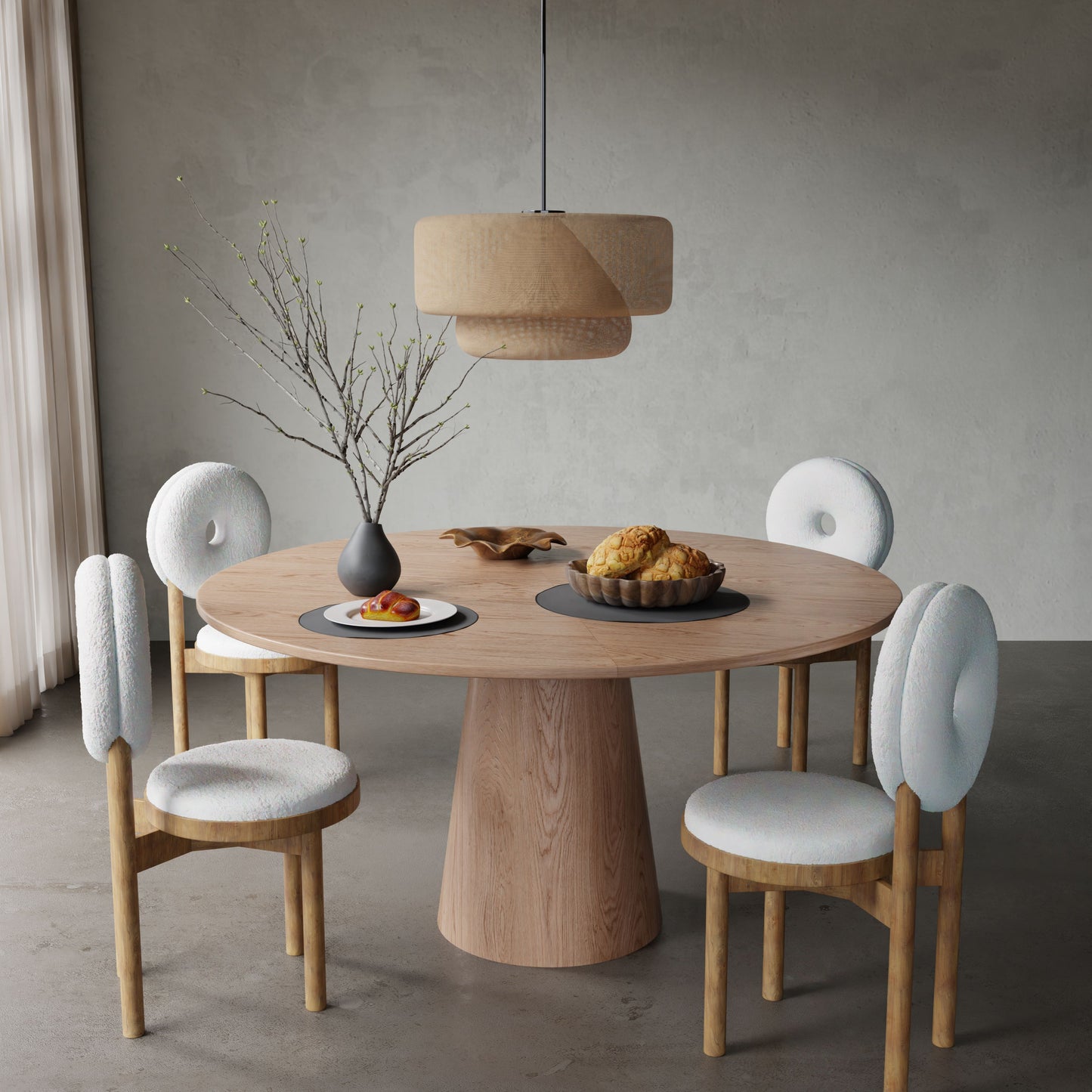 Harlow + Donut Dining Set