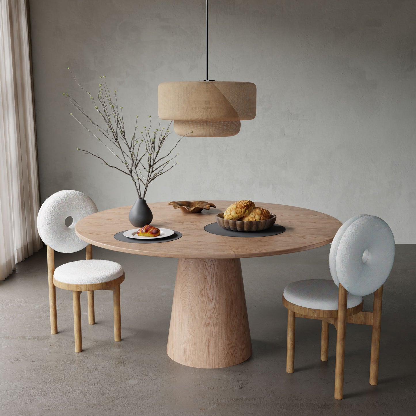 Harlow + 2 Donut Dining Set