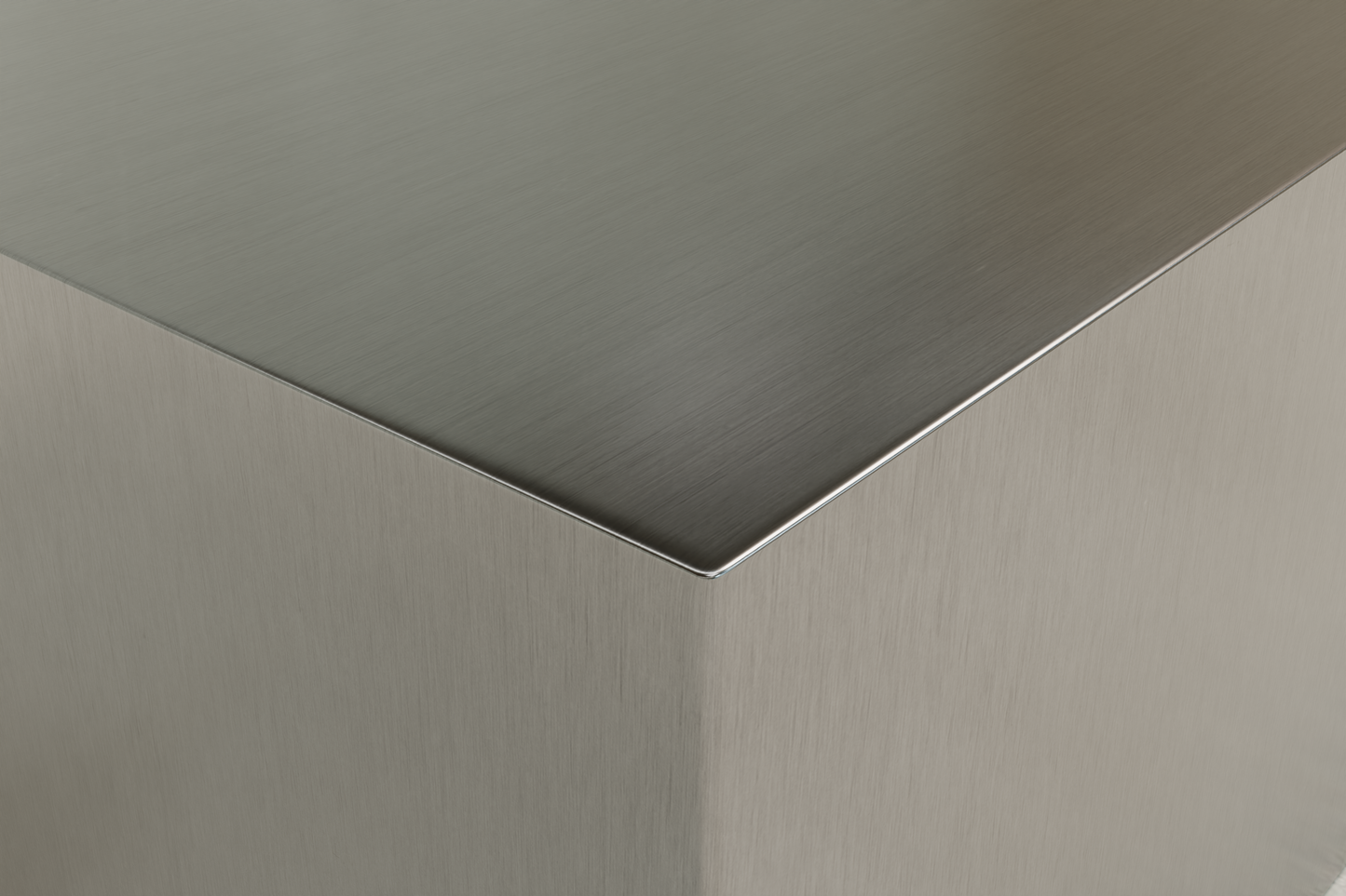 Forge Steel Large Rectangular Plinth