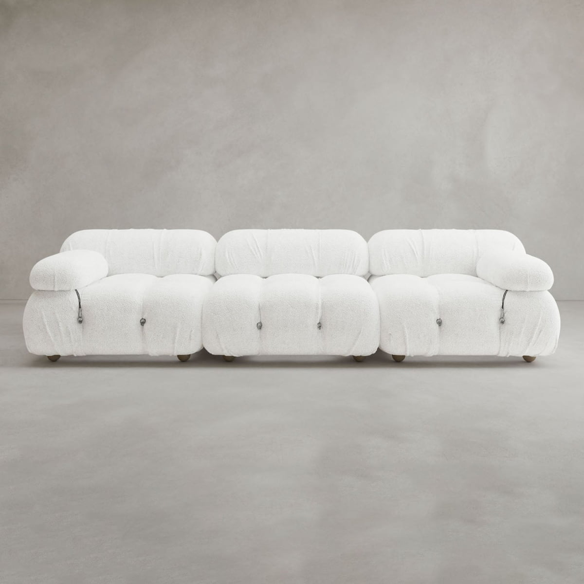 Belmont Sofa Classic Combination - BOUCLE SHERPA / FAWN