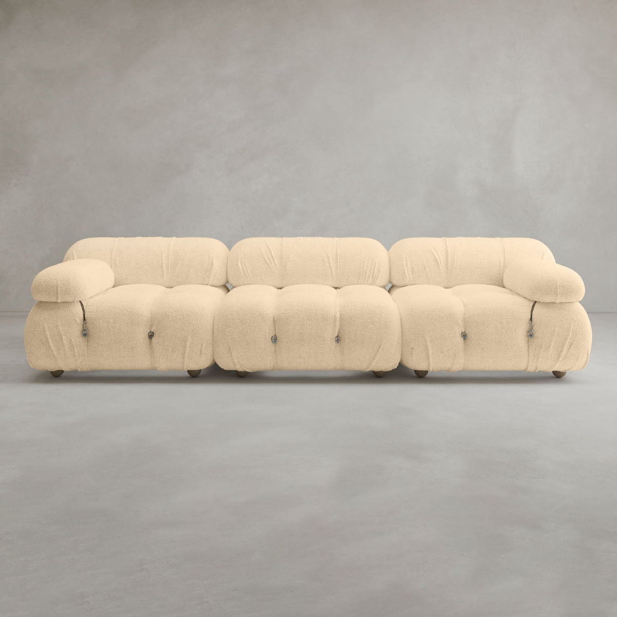 Belmont Sofa Classic Combination - BOUCLE SHERPA / OAT