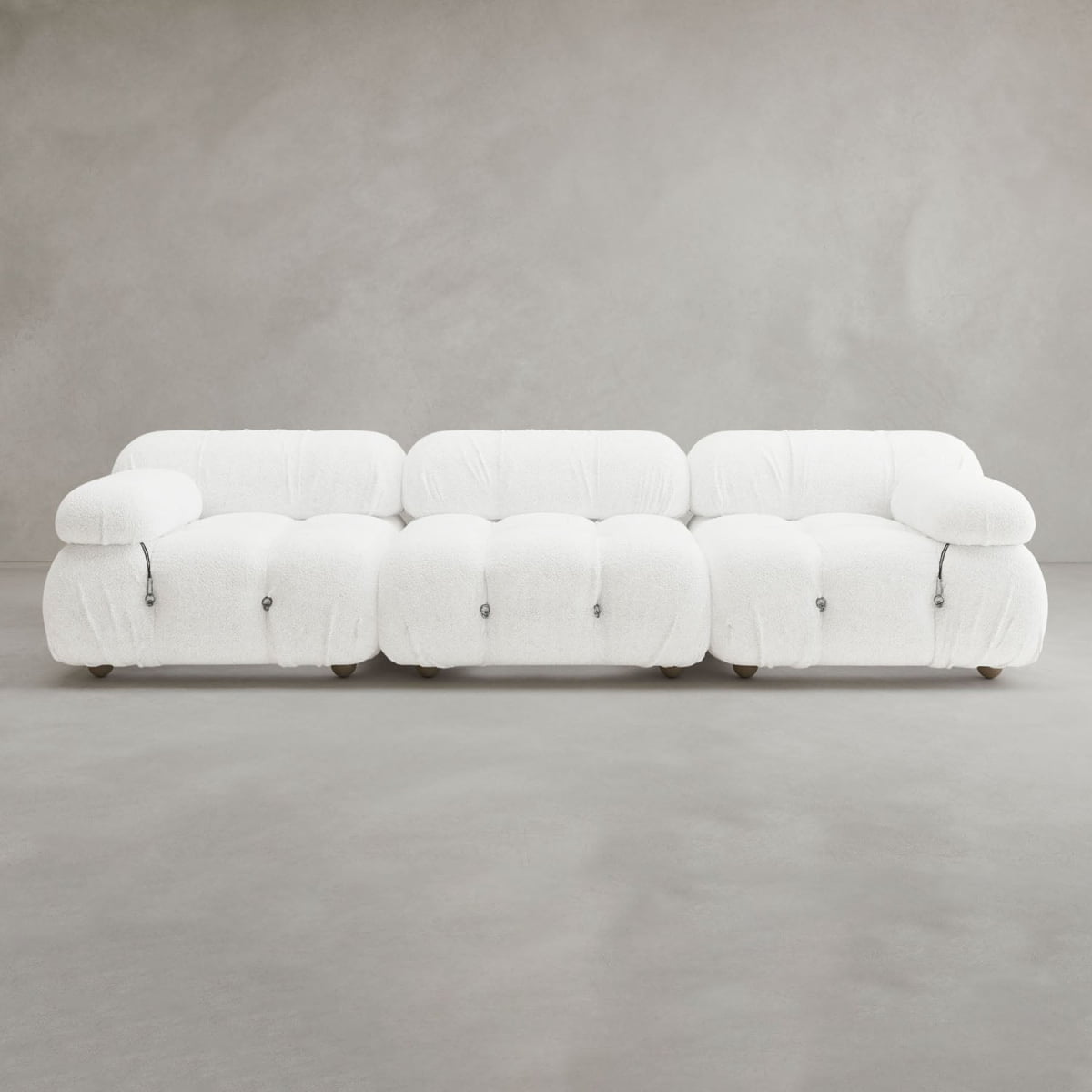 Belmont Sofa Classic Combination - BOUCLE SHERPA / SNOW
