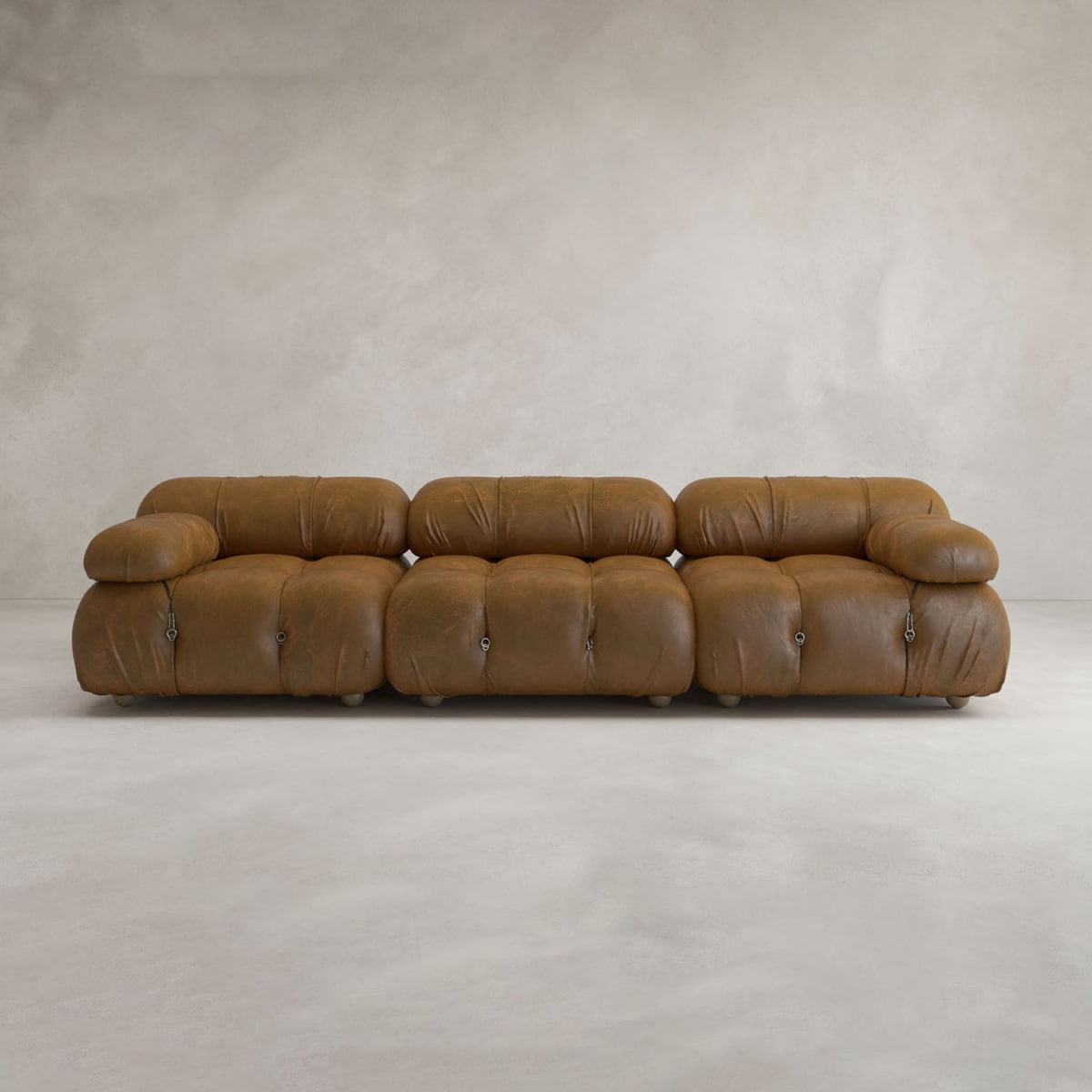 Belmont Sofa Classic Combination - VINTAGE LEATHER / PANGOLIN