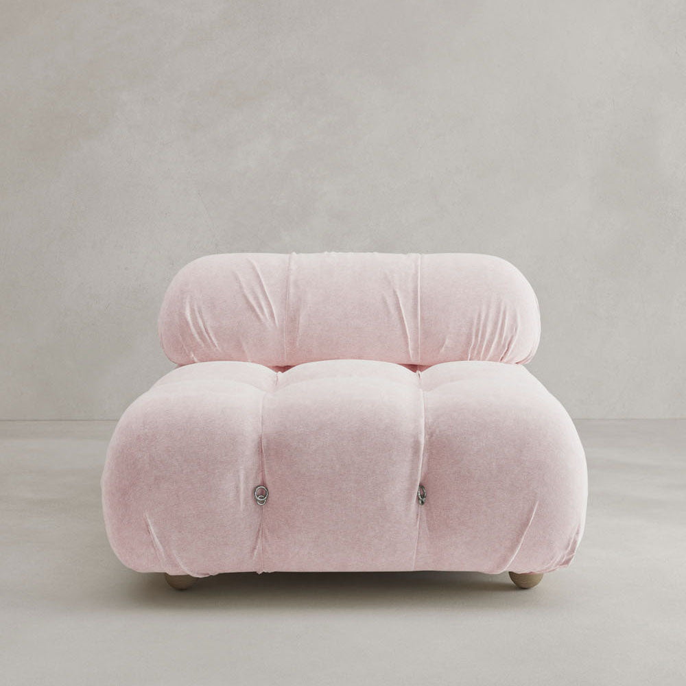 Belmont Sofa Middle Module - VELVET / BLUSH
