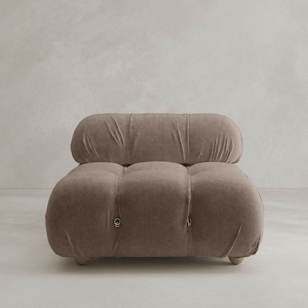 Belmont Sofa Middle Module - VELVET / UMBER