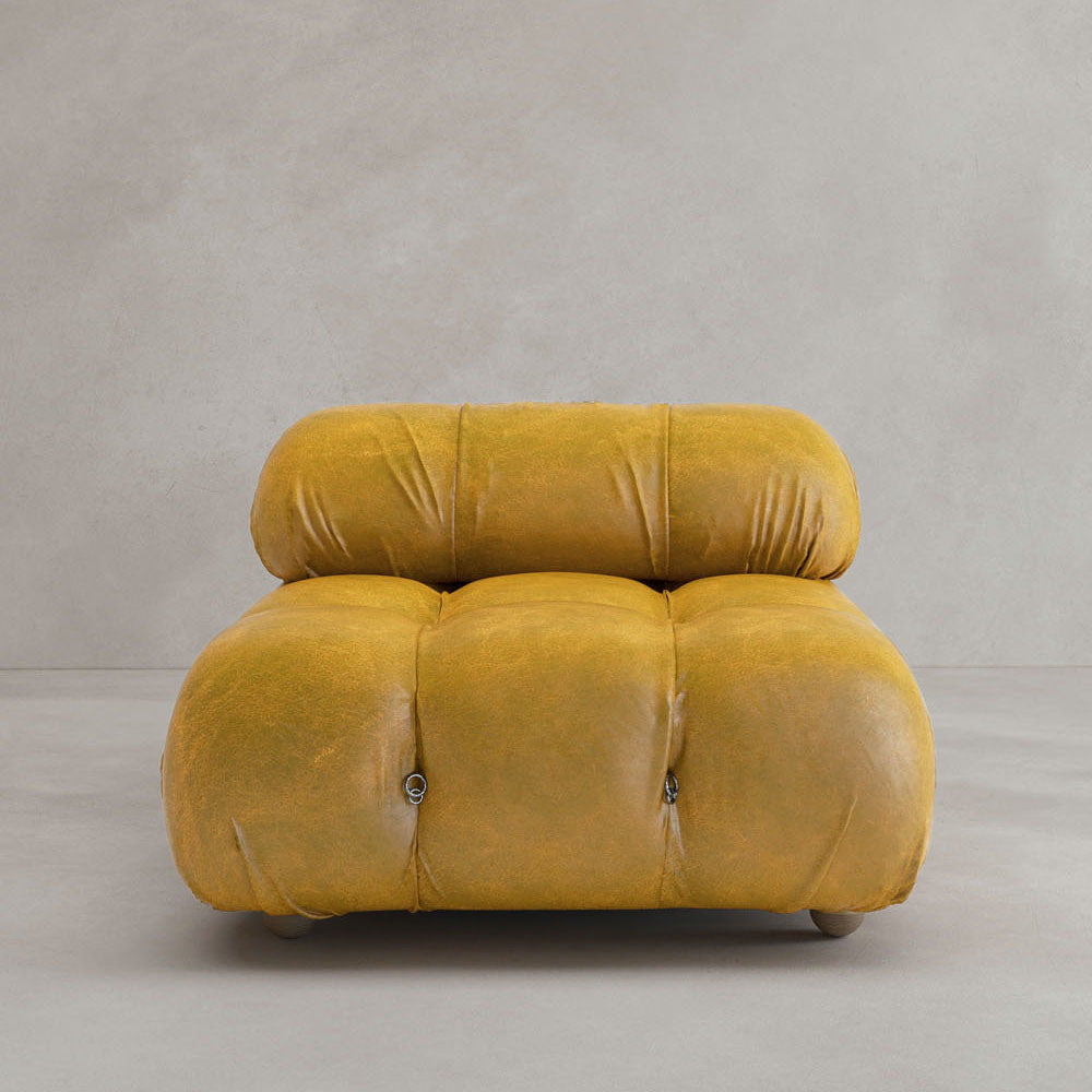 Belmont Sofa Middle Module - VINTAGE LEATHER / SUNSHINE