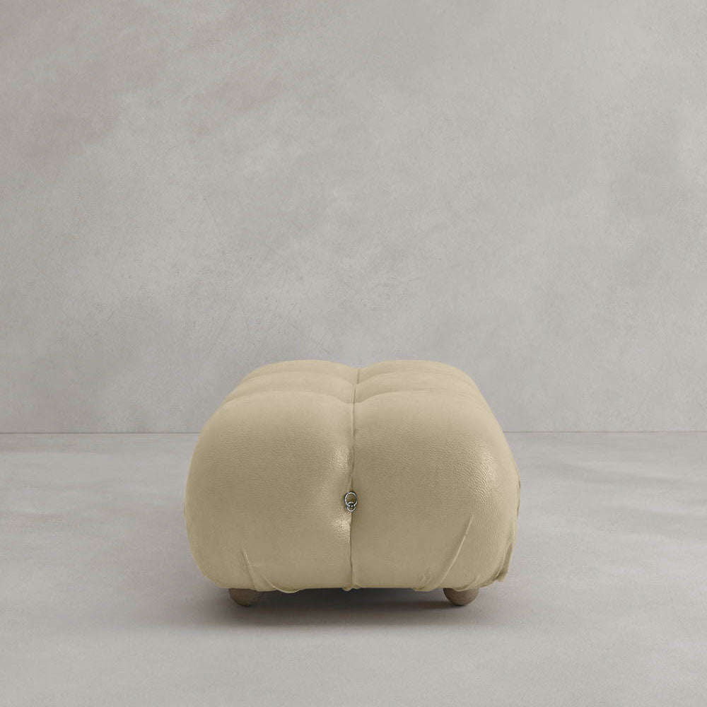 Belmont Sofa Ottoman - ITALIAN LEATHER / TANNED