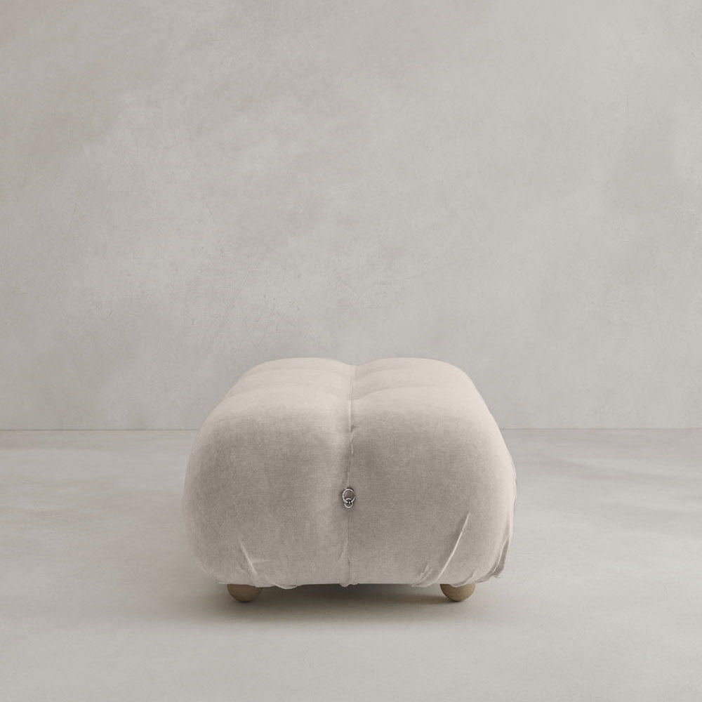 Belmont Sofa Ottoman - VELVET / LATTE