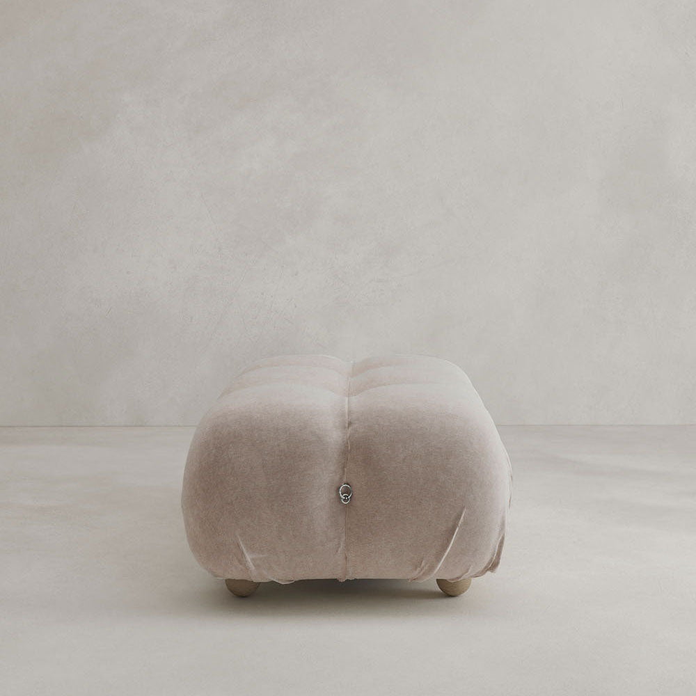 Belmont Sofa Ottoman - VELVET / SAND