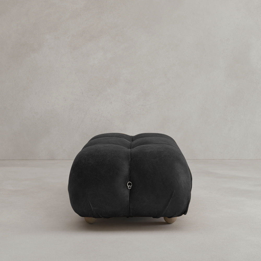 Belmont Sofa Ottoman - VINTAGE LEATHER / RAVEN