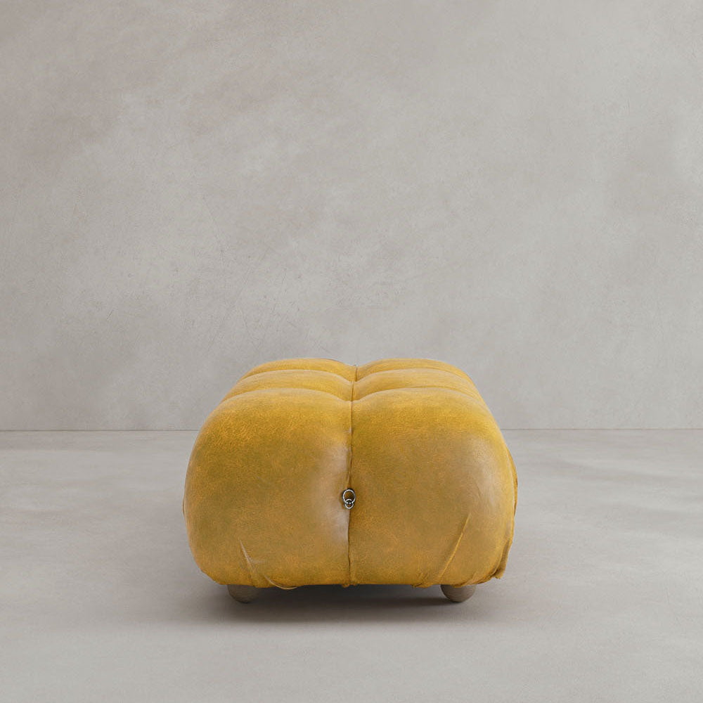 Belmont Sofa Ottoman - VINTAGE LEATHER / SUNSHINE