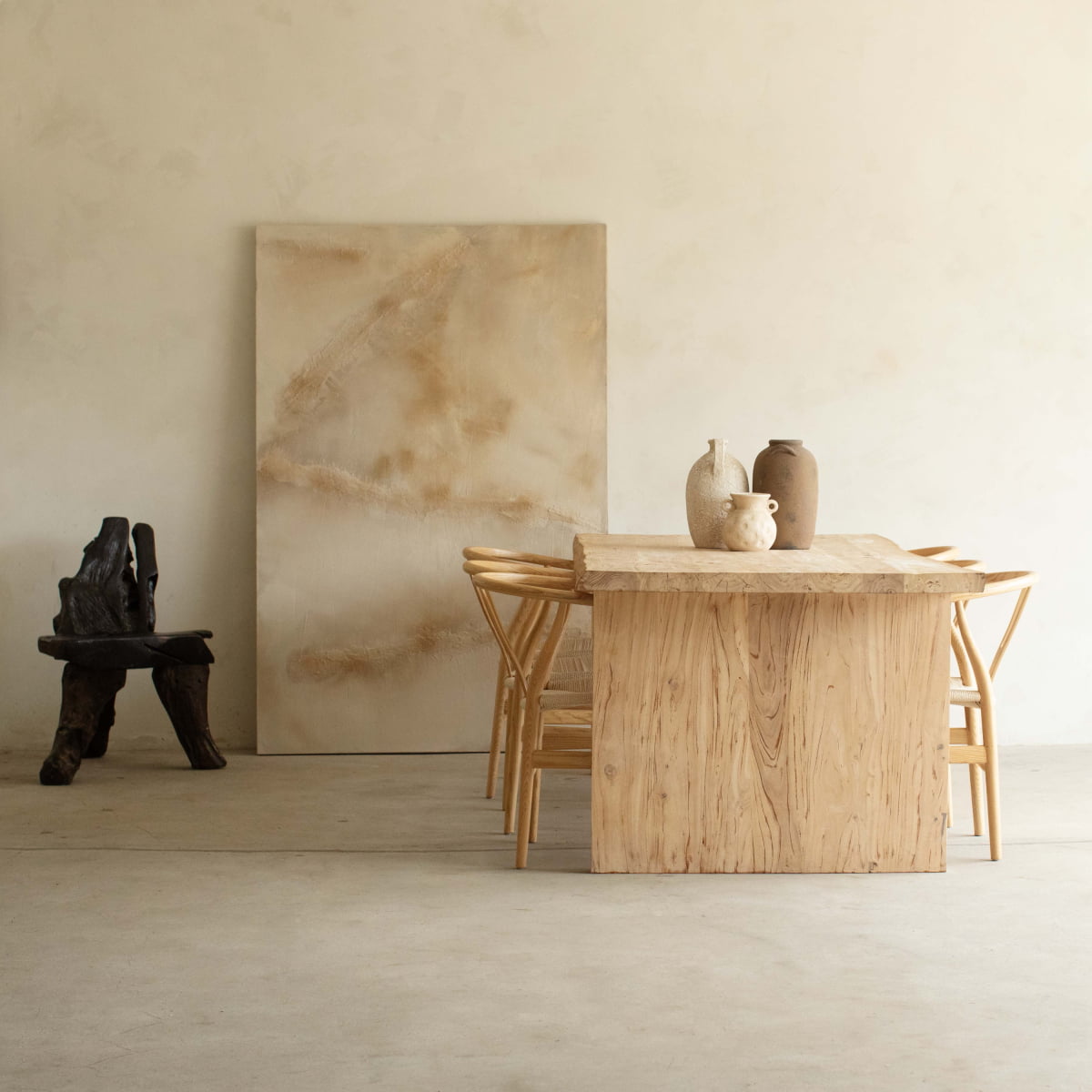Elm Farmhouse Table