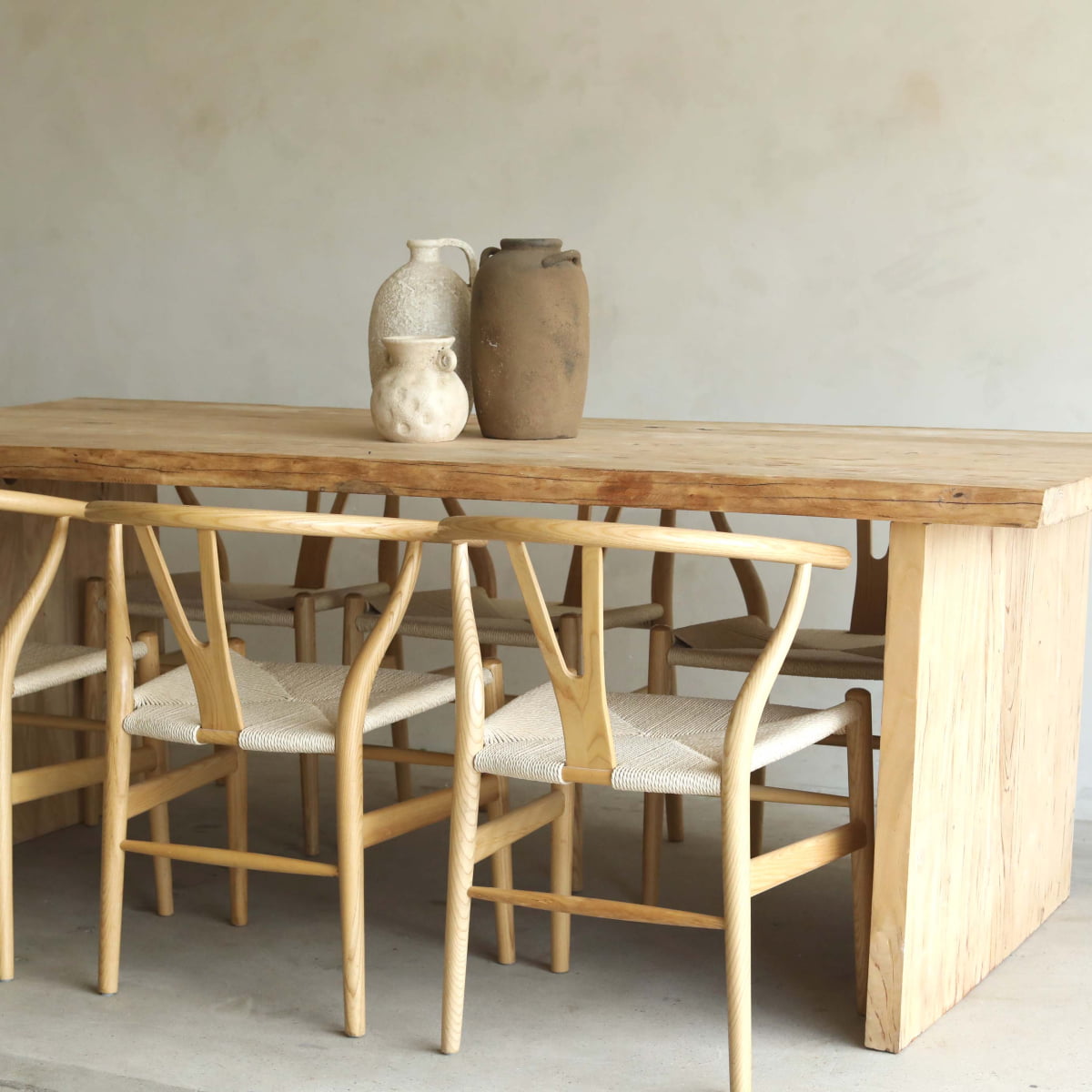 Elm Farmhouse Table