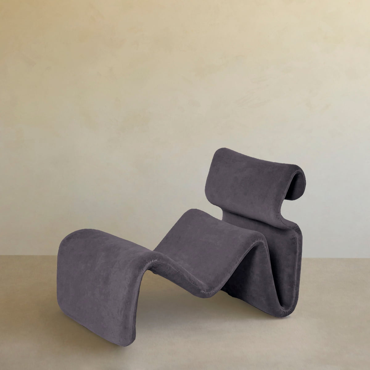 Infinity Chaise Lounge - VELVET / SMOKE
