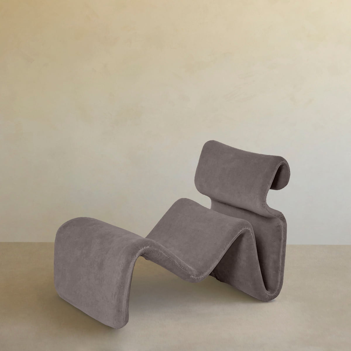 Infinity Chaise Lounge - VELVET / UMBER