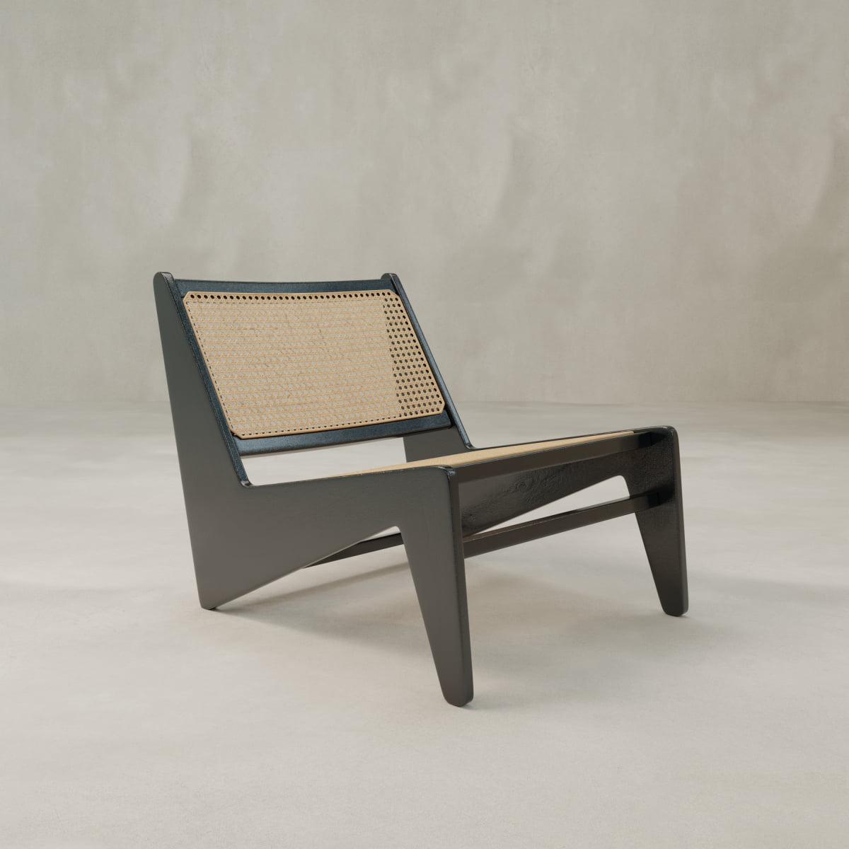 Kangaroo Cane Chair - WOOD / NEUEMAISON BLACK