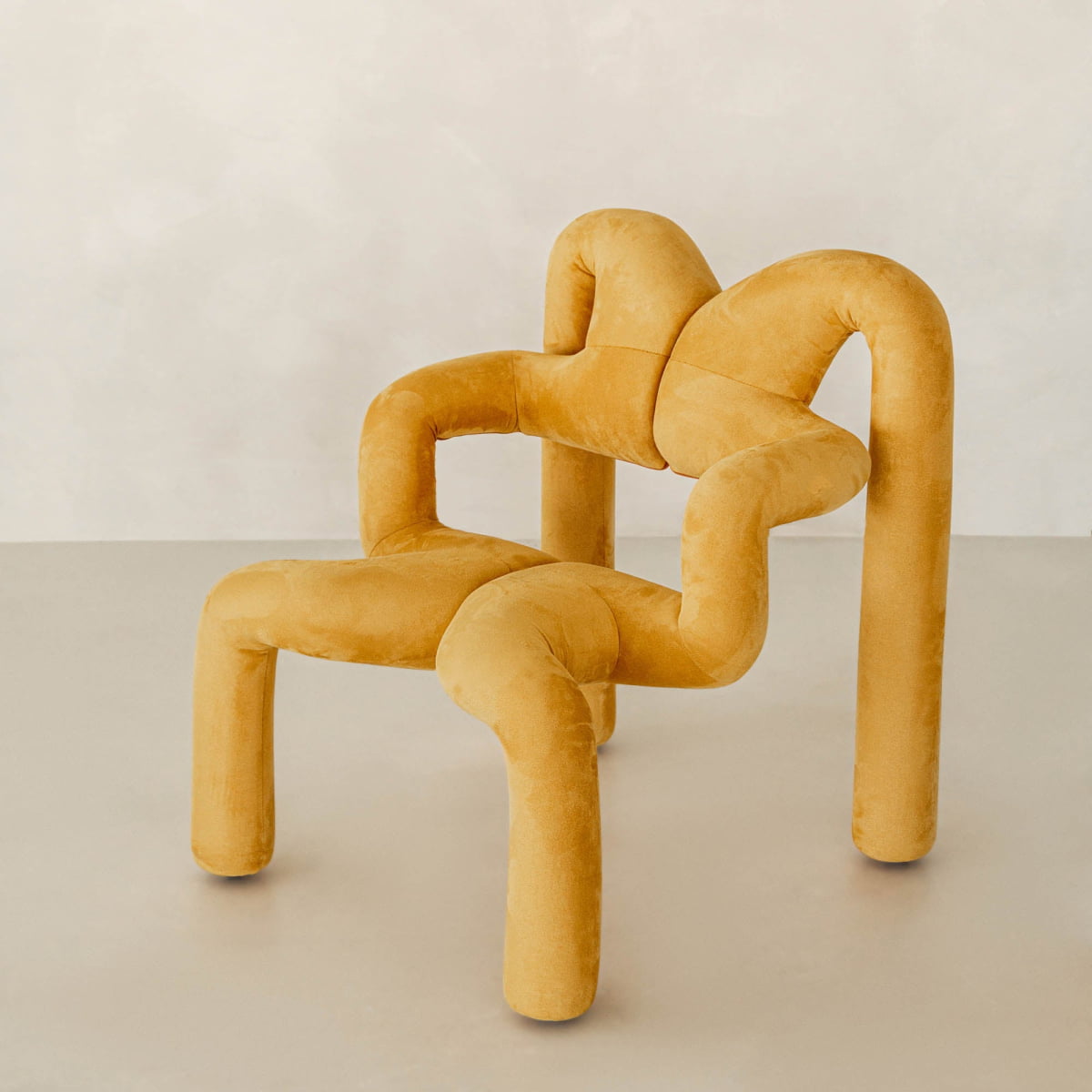 Spider Chair - Ultrasuede / MUSTARD