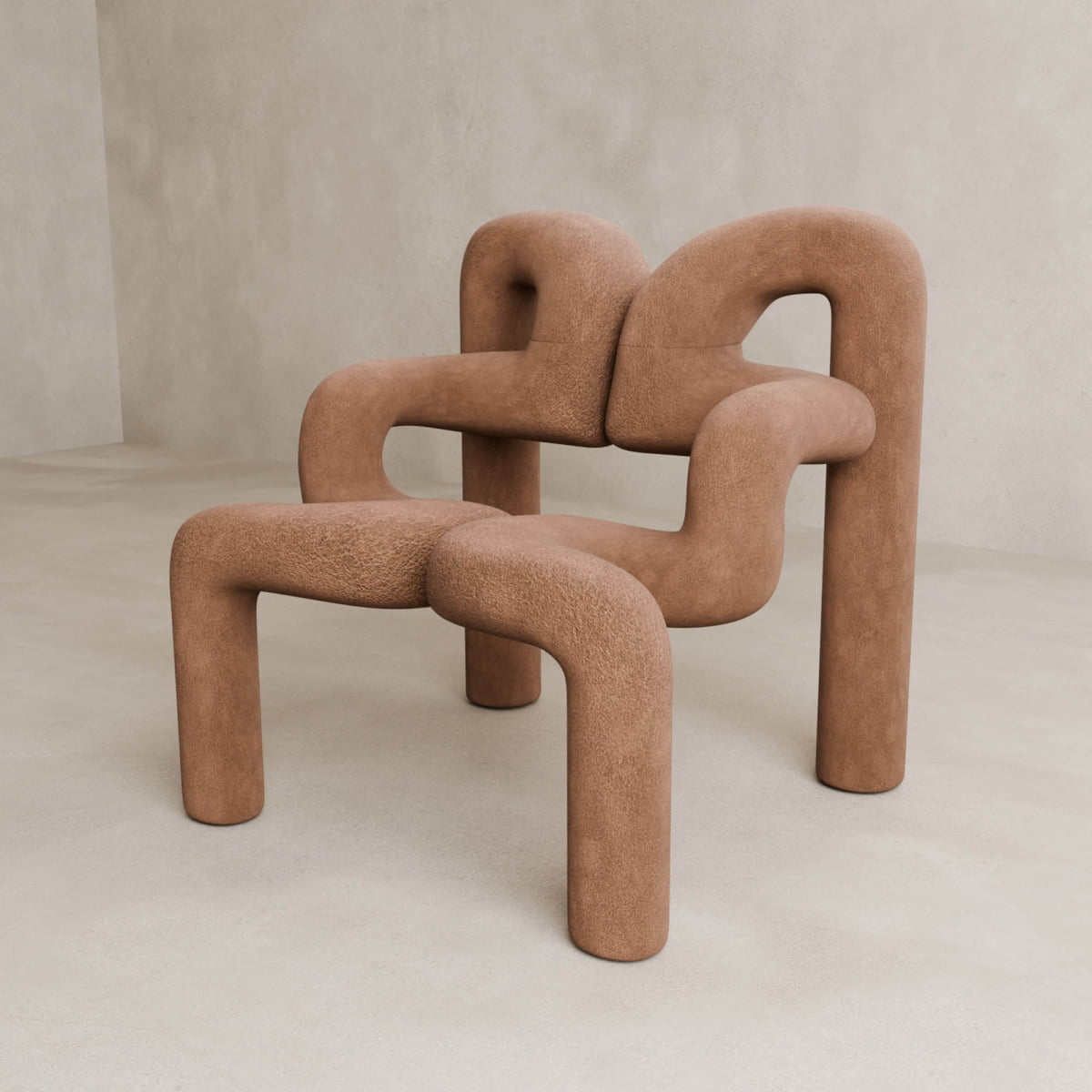 Spider Chair - Ultrasuede / PEANUT