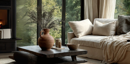 Italian leather sofa as a luxury sofa centerpiece, paired with neutral chairs and a premium fabric sofa in a contemporary interior.