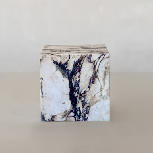 Aria Marble Cube Plinth
