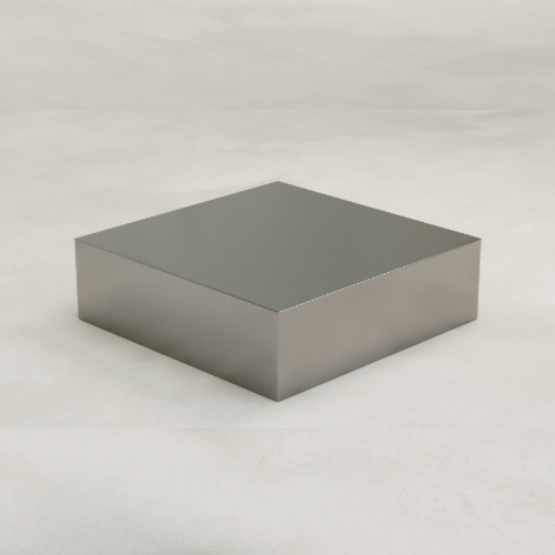 Forge Steel Large Square Plinth