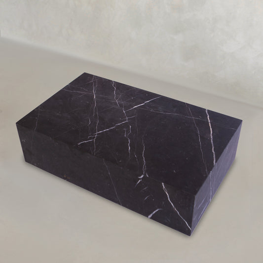 Nero Marquina Plinth Coffee Table