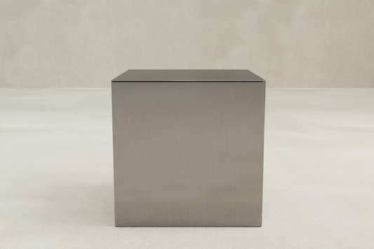 Forge Steel Cube Plinth