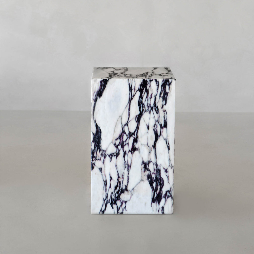 Aria Viola Marble Tall Plinth