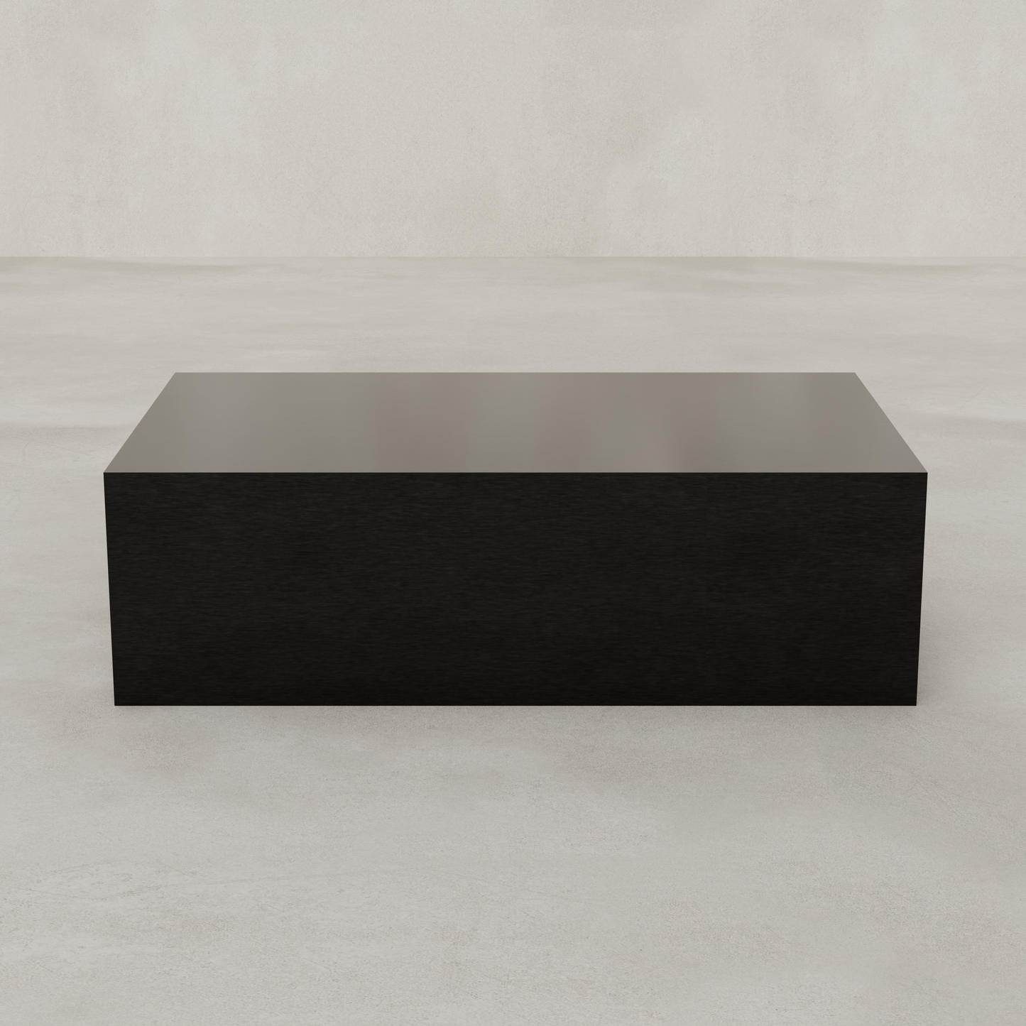 Forge Steel Large Rectangular Plinth - Black