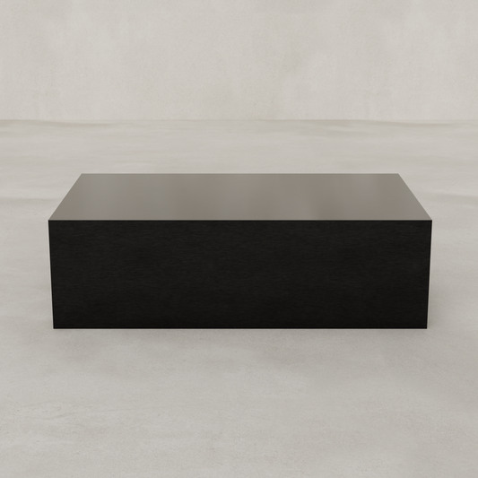 Forge Steel Large Rectangular Plinth - Black