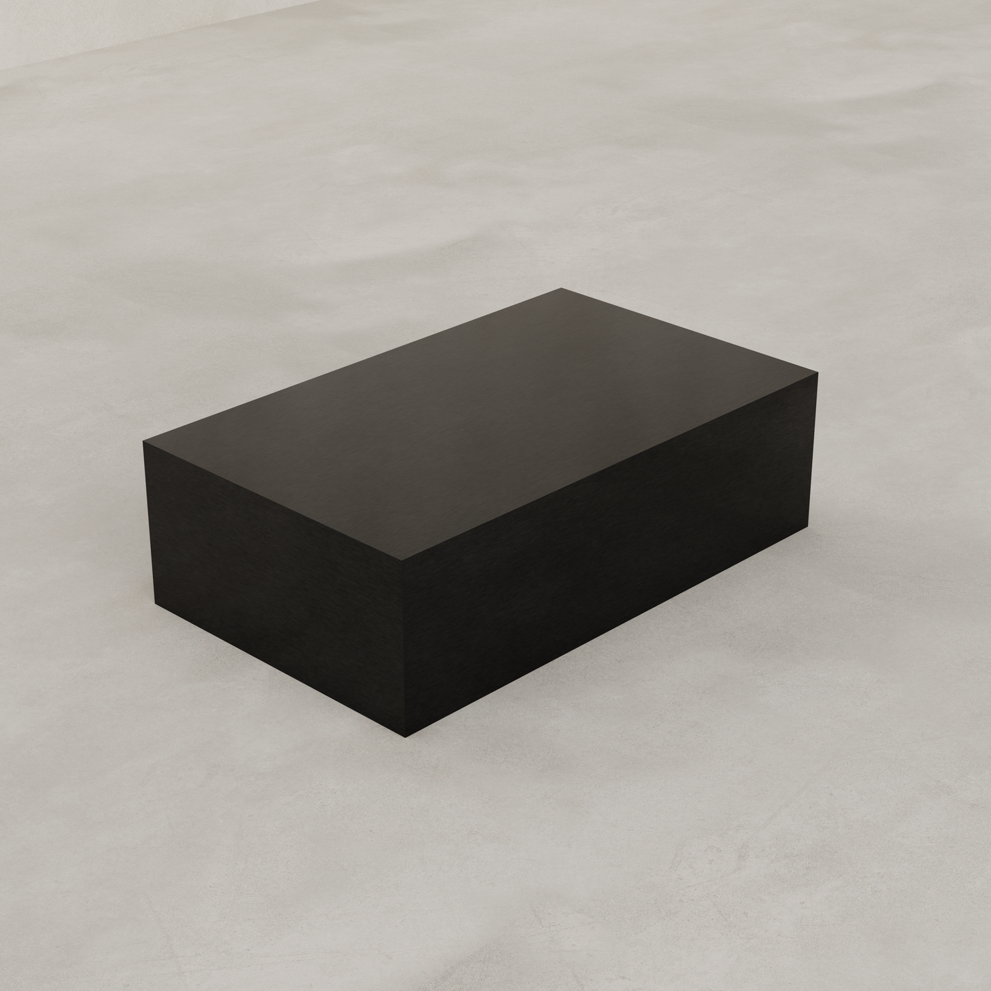 Forge Steel Large Rectangular Plinth - Black