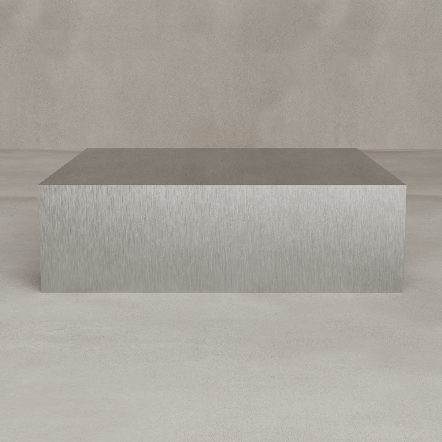 Forge Steel Large Square Plinth