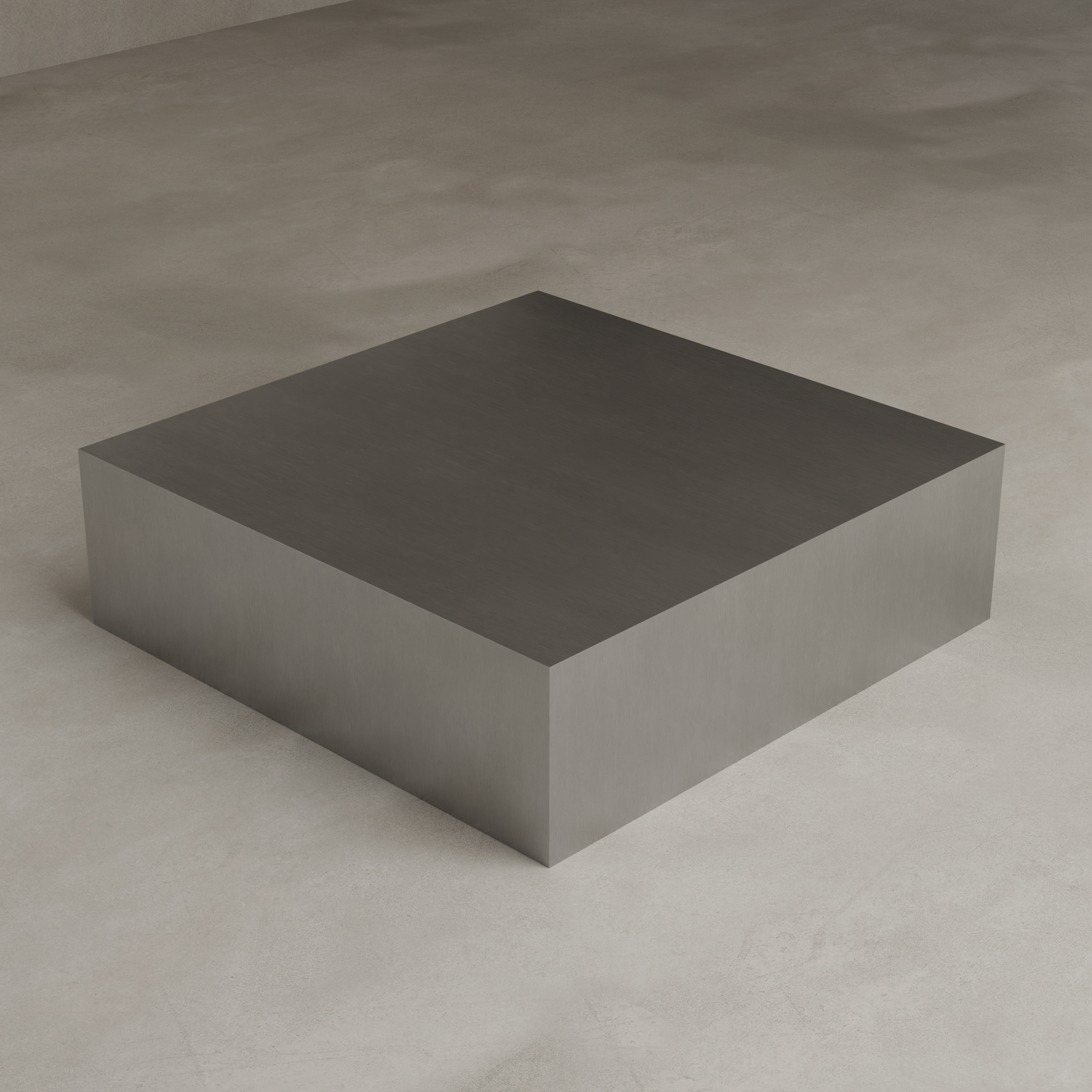 Forge Steel Large Square Plinth