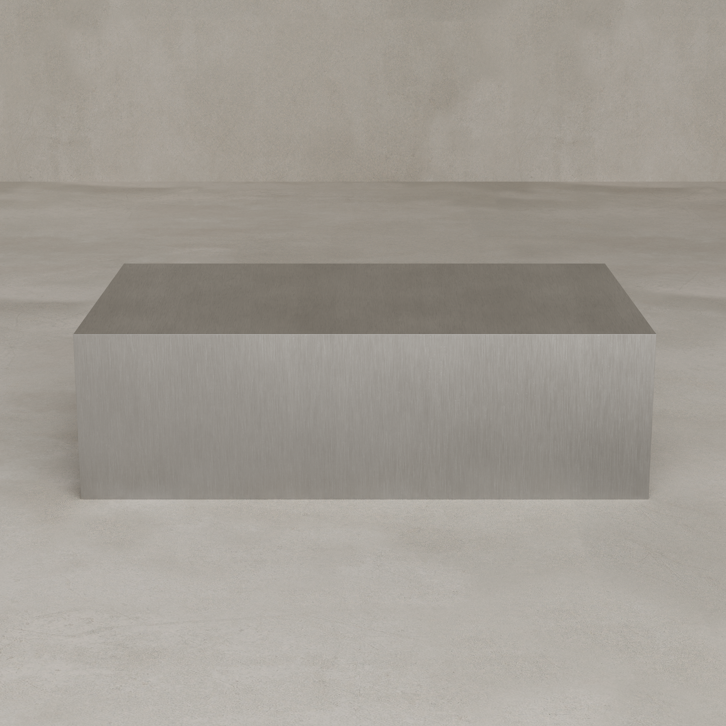 Forge Steel Large Rectangular Plinth