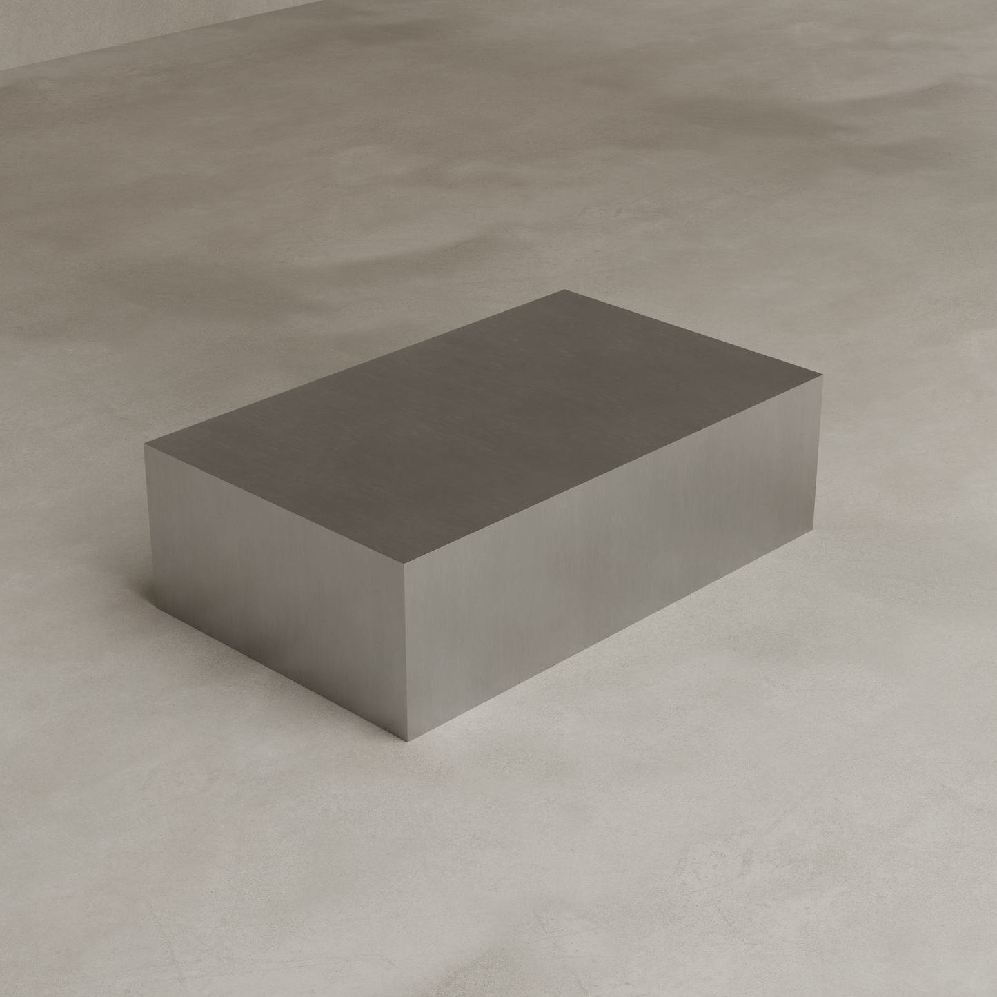 Forge Steel Large Rectangular Plinth