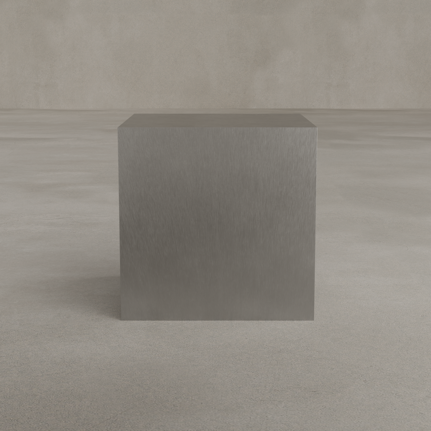 Forge Steel Cube Plinth