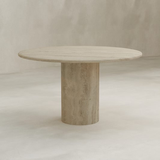 Renè Travertine Dining Table