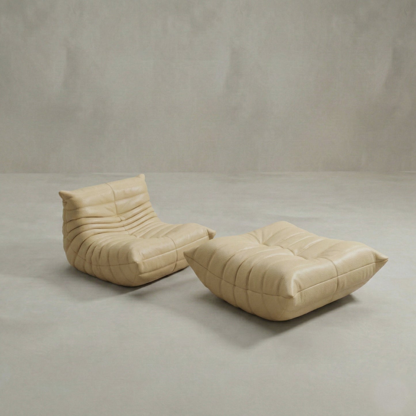 Rolo Lounge Sofa Chair with Ottoman