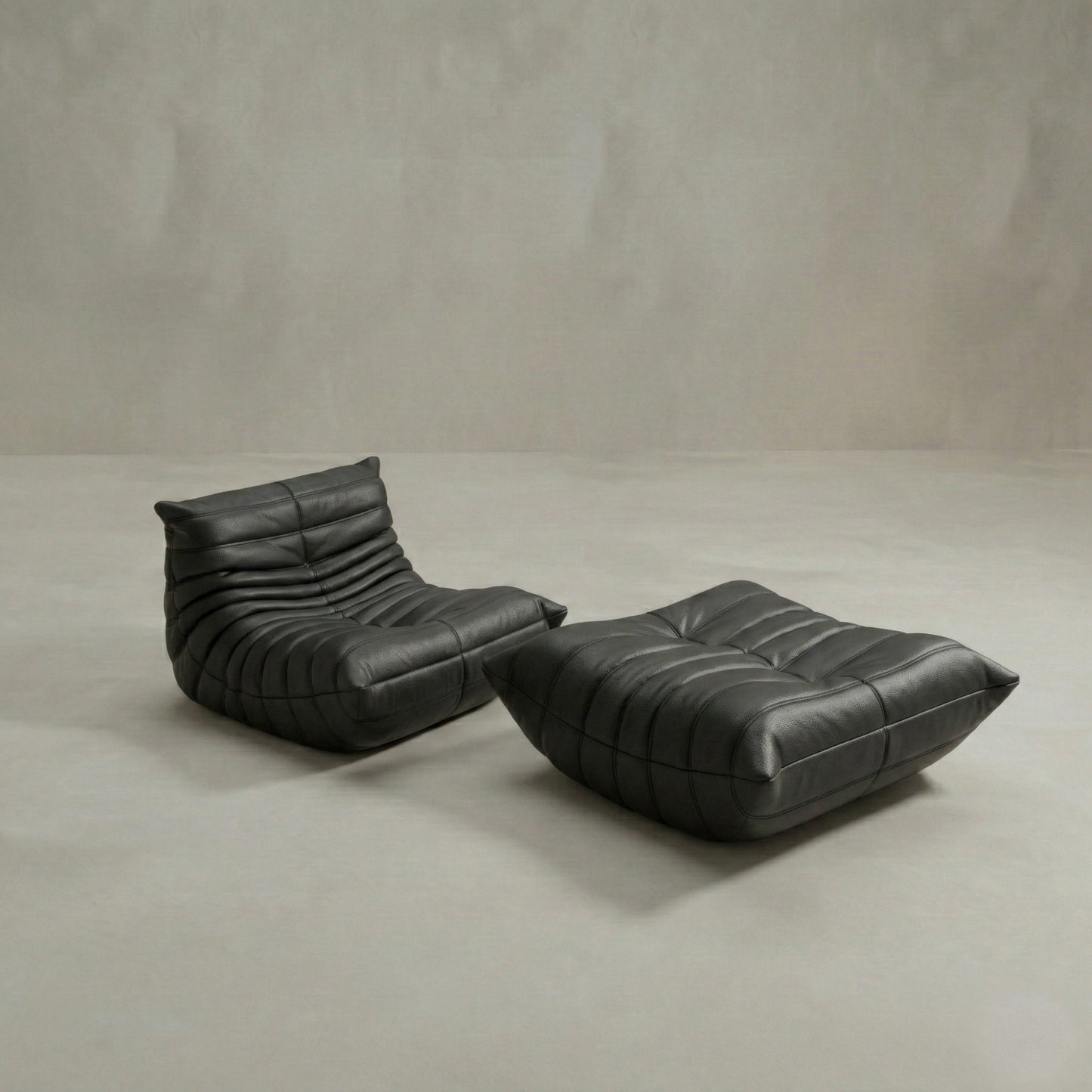 Rolo Lounge Sofa Chair with Ottoman