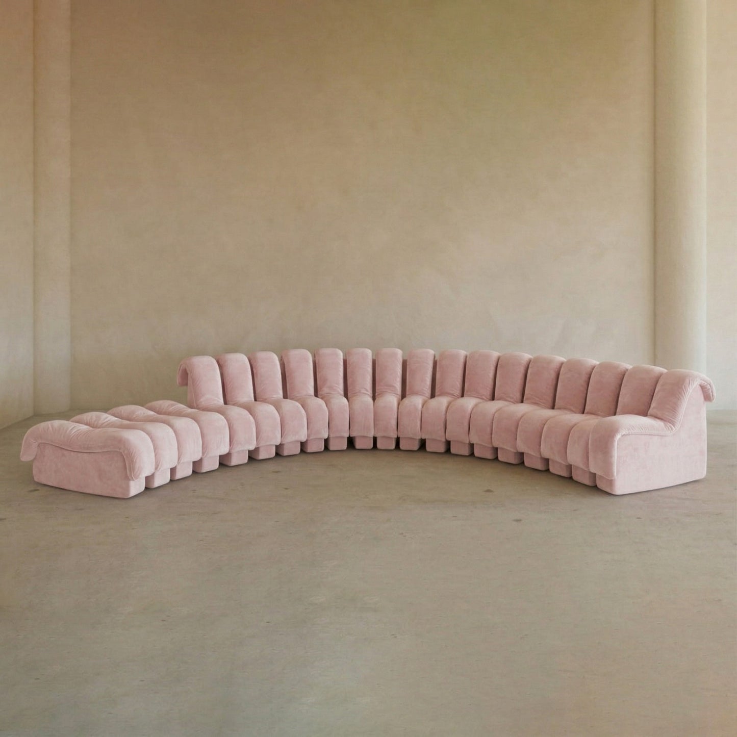 Serpenti Sofa 15 Piece With Ottoman